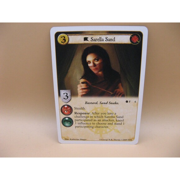 2008 A Game of Thrones Trading Card Game #6 Sarella Sand - Picture 1 of 2